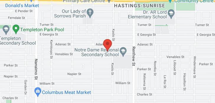 map of 2779 VENABLES STREET
